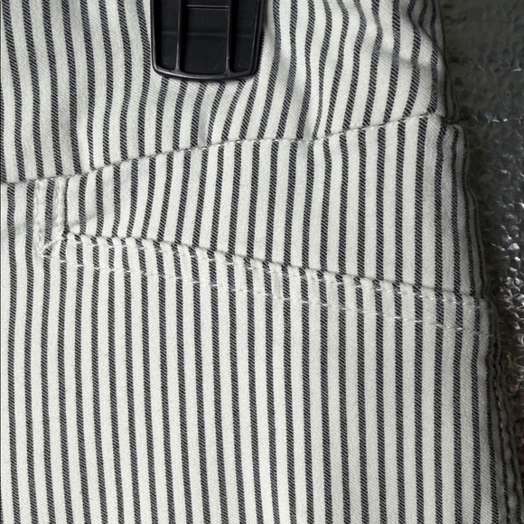 Hilary Radley Black and White Striped Women's Shorts - Picture 3 of 9